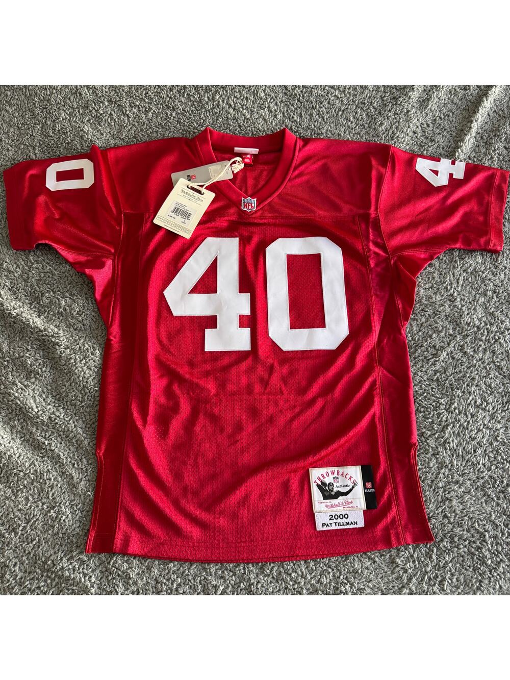 NWT Authentic Pat Tillman 2000 Mitchell & Ness NFL Arizona Cardinals Jersey 40-M